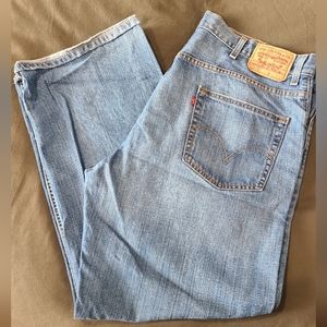 Levi's 569 Jeans Men Size W40 x L32 Blue Denim Loose Straight Fit Medium Wash